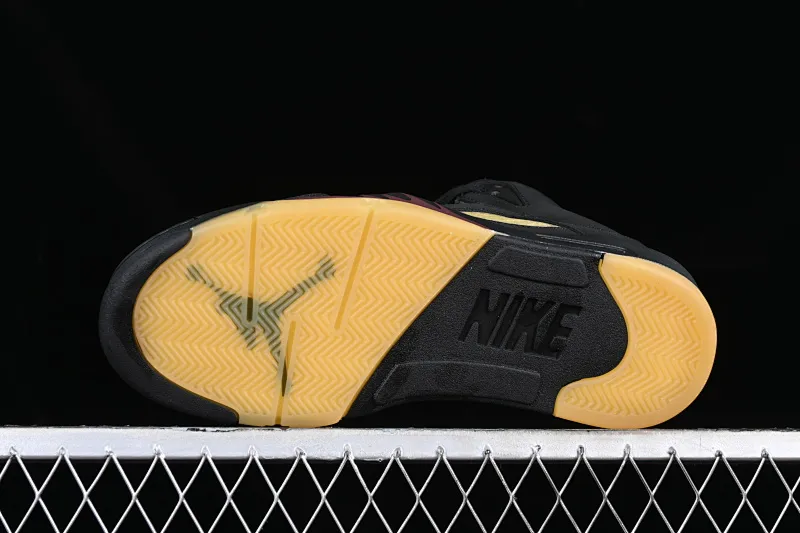 All categories Air Jordan Jordan series basketball shoes Air Jordan 5 A Ma Maniér x Air Jordan 5 Low AJ5 Joe 5 joint model suede black FD1330-001